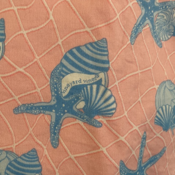 Pink and Blue Seashell-Patterned Vineyard Vines Halter Top - Picture 6 of 9